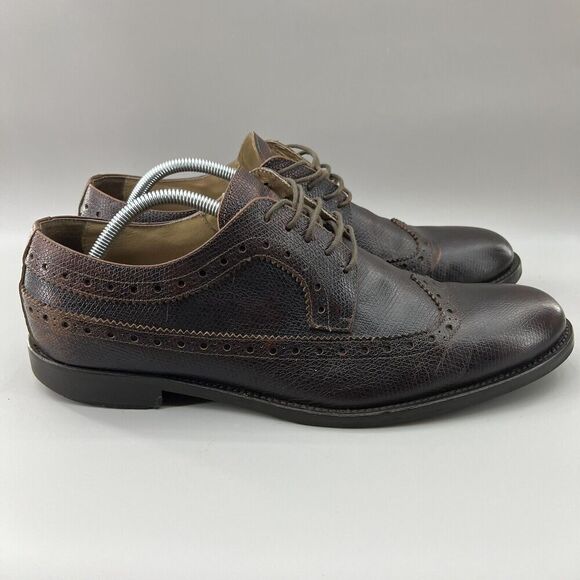 Thompson Original Model Mens 11.5 US, 45 EU Shoes Brown Crocodile Leather Oxford - Picture 1 of 12